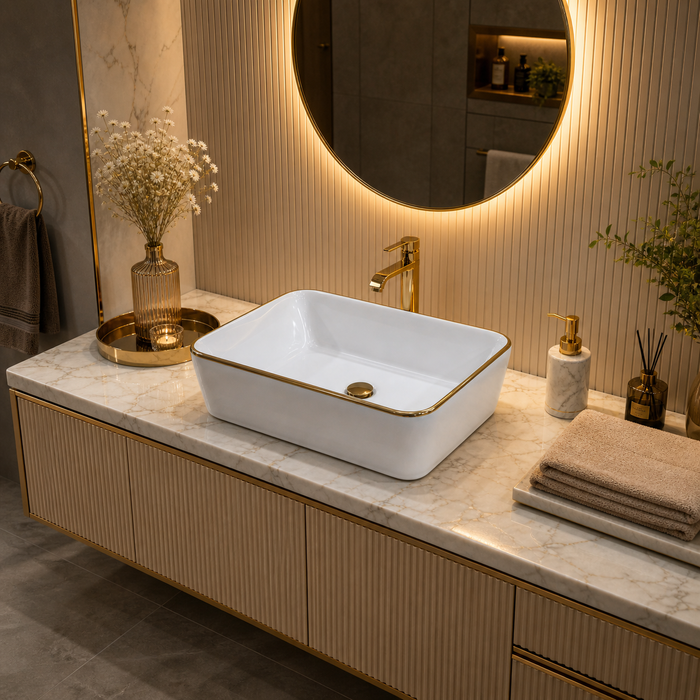 Designer Table Top Basin (19x15x6 In),BTT-11262