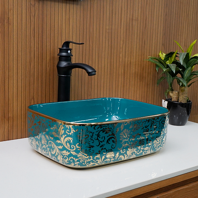 Designer Table Top Basin (16 x 12 x 6 In),BTT-11231-IN