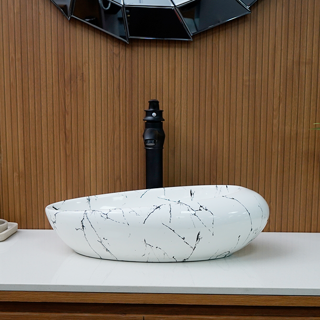 Designer Table Top Basin (19 x 13 x 6 In),BTT-11090