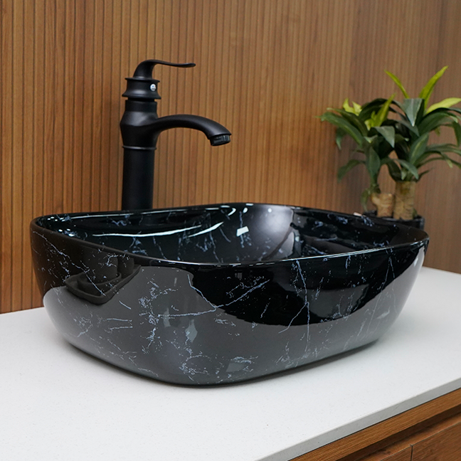 Designer Table Top Basin (18 x 14 x 5 In),BTT-11241-IN