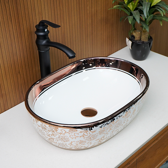 Designer Table Top Basin (19 x 15 x 5 In),BTT-1273