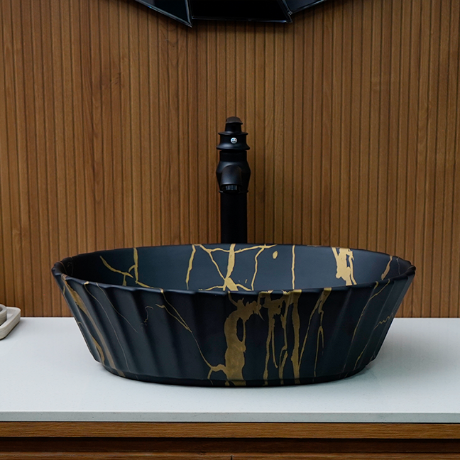 Designer Table Top Basin (19 x 15 x 5 In),BTT-11083