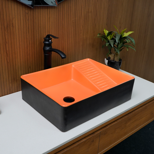 Designer Table Top Basin (20 x 15 x 6 In),BTT-1170
