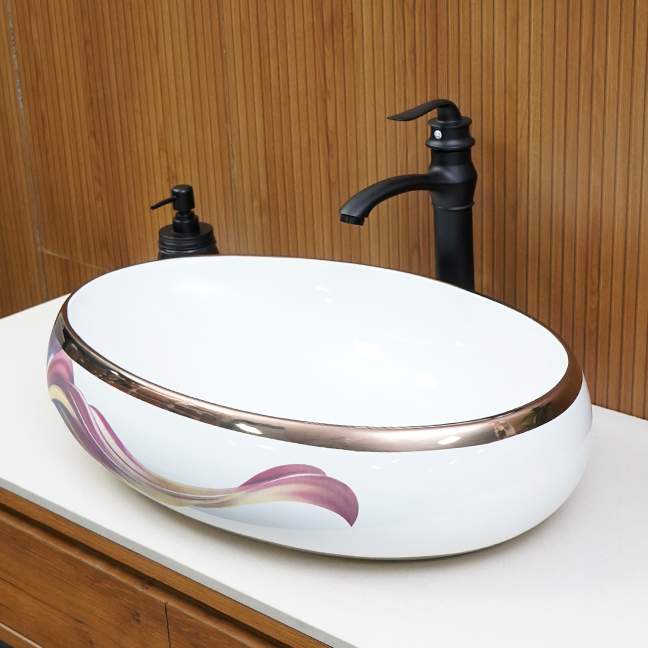 Designer Table Top Basin (24 x 16 x 6 In),BTT-1543