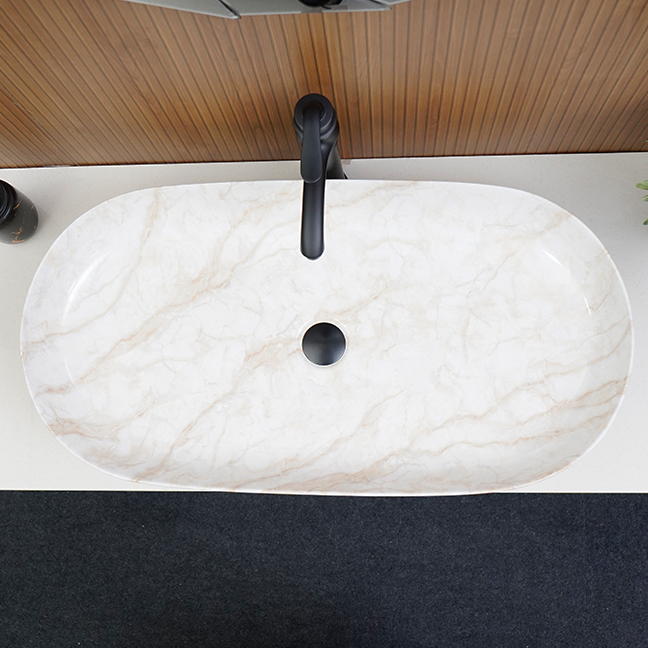 Designer Table Top Basin (32 x 16 x 5 In),BTT-11247