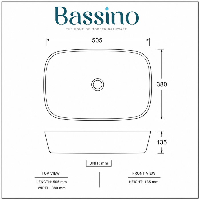 Bassino Beige Stone Finish Countertop Wash Basin – Premium Ceramic Vessel Sink (19.9" x 15.0" x 5.3")