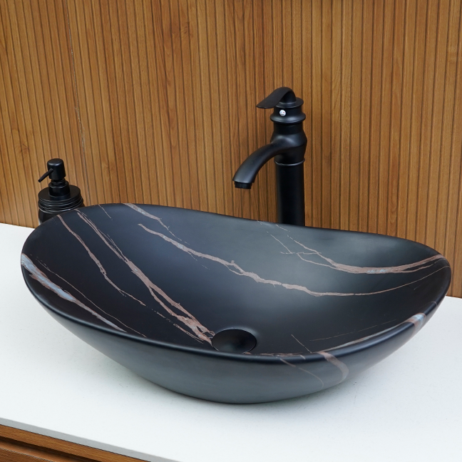 Designer Table Top Basin (25 x 14 x 6 In),BTT-1499