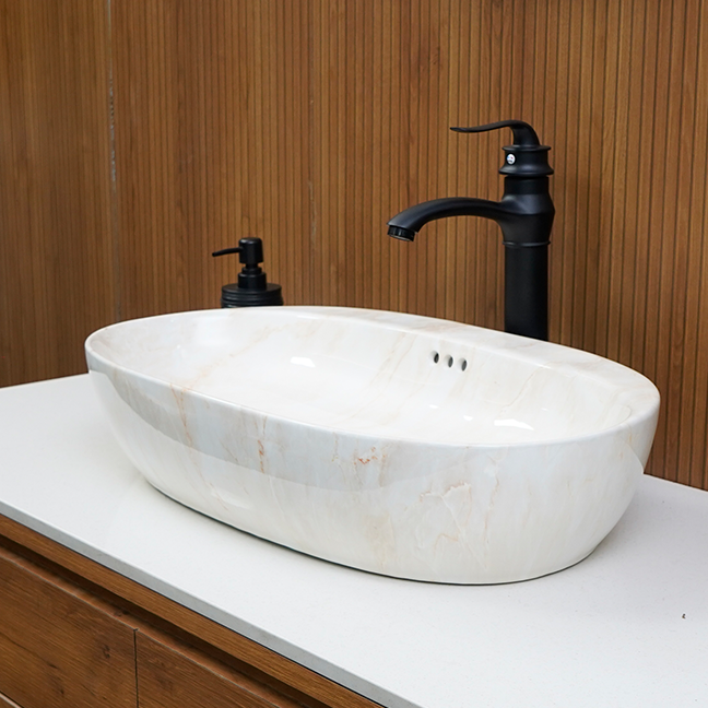 Designer Table Top Basin (24 x 14 x 5  in) BTT-907