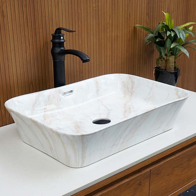 Designer Table Top Basin (22 x 15 x 5  in) BTT-958