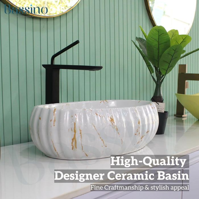 Designer Table Top Basin (19x13x6 Inch) BTT-11236-IN