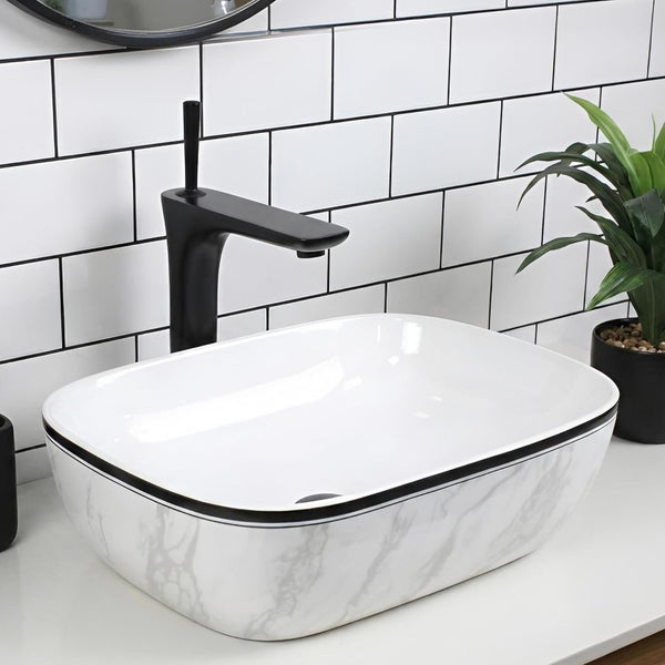 Premium Designer Table top/Counter top Wash Basin (18x13x5.5 In) BTT-857-IN