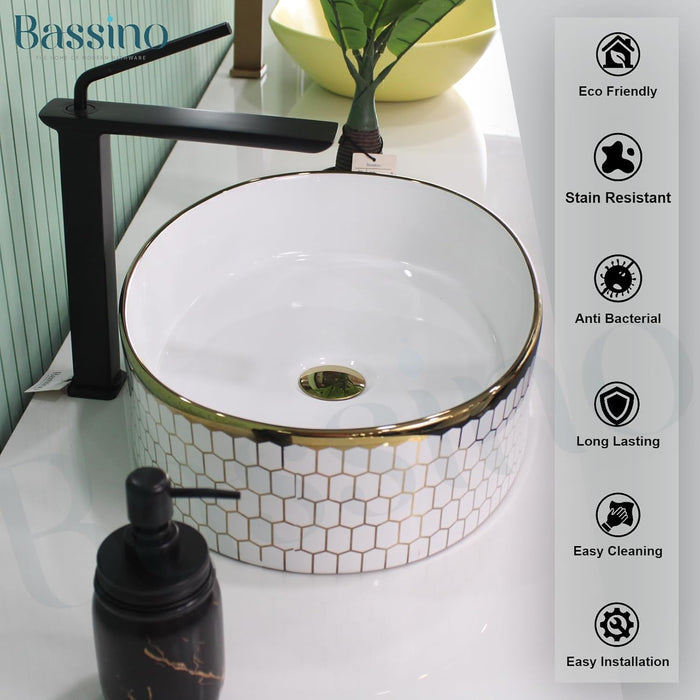 Designer Table Top Basin (20x15x5 Inch) BTT-855-IN