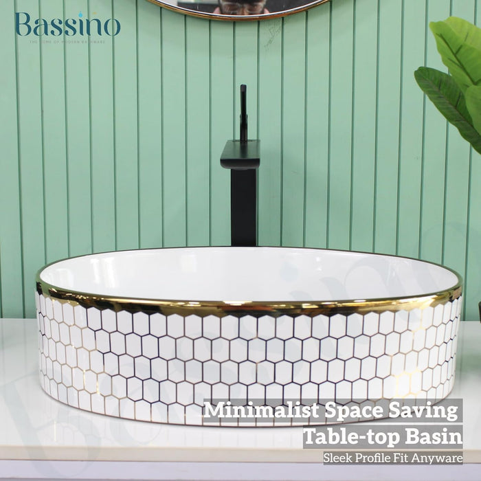 Designer Table Top Basin (20x15x5 Inch) BTT-855-IN
