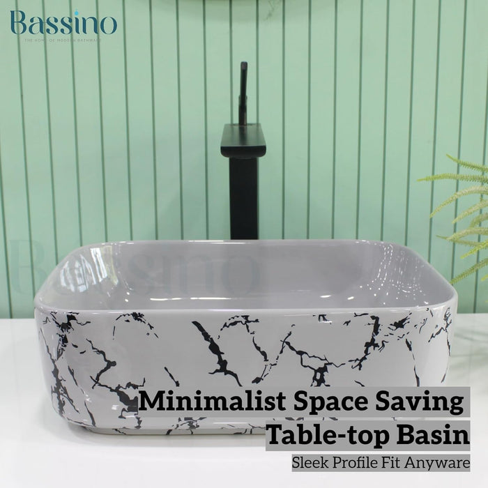 Designer Table Top Basin (16x12x6 In) BTT-11395-IN