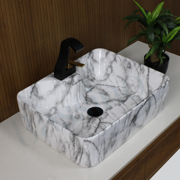 Premium Designer Table top/Counter top Wash Basin/Vessel sink (19x15x5.5 In) BTT-1150