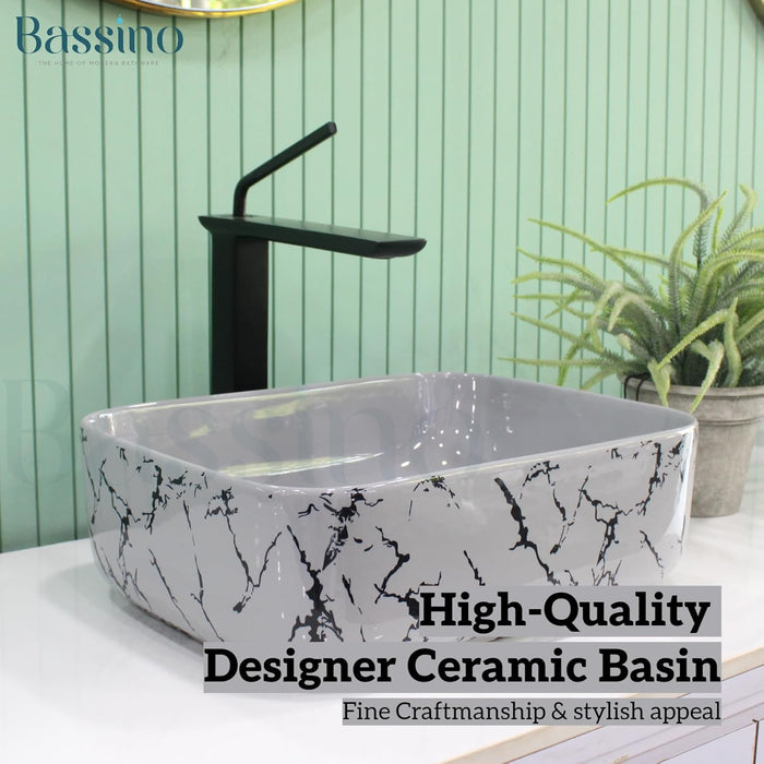 Designer Table Top Basin (16x12x6 In) BTT-11395-IN