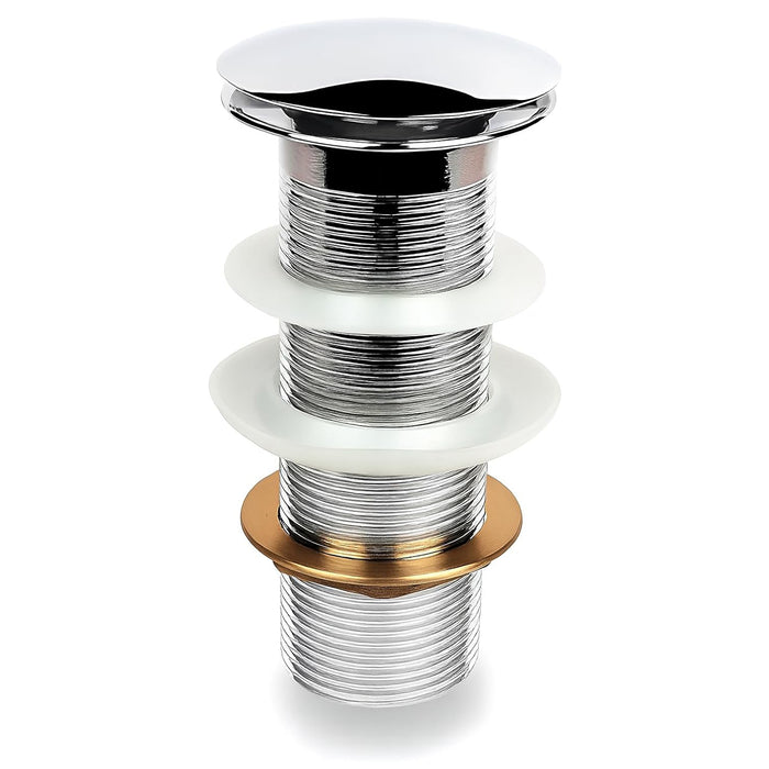 5" Silver Brass Pop Up Full Thread Waste Coupling 32 MM