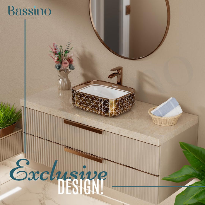 Premium Designer Table top/Counter top Wash Basin (16x12x6 In) BTT-1424