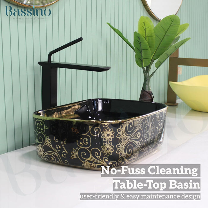 Designer Table Top Basin (16x12x6Inch) BTT-11367-IN
