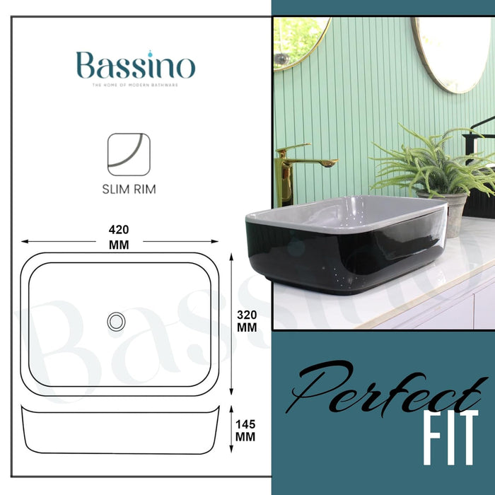 Designer Table Top Basin (16x12x6 In) BTT-11420-IN