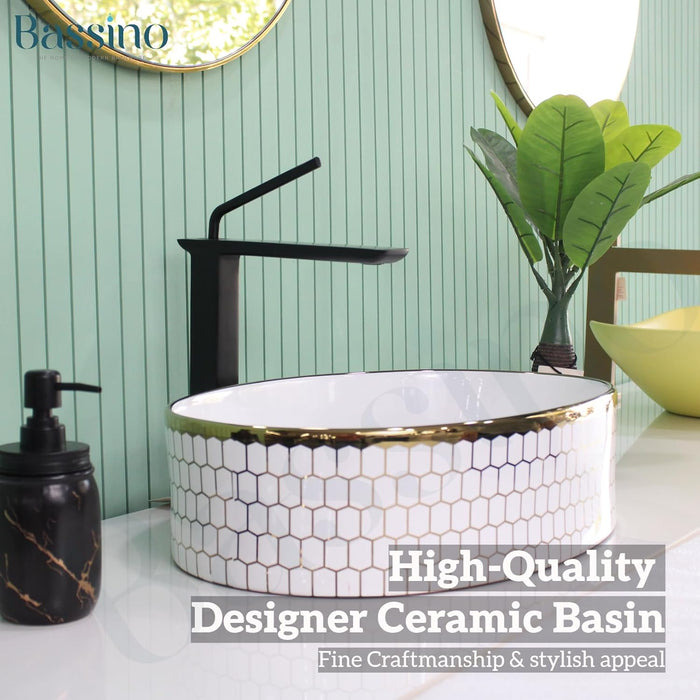 Designer Table Top Basin (20x15x5 Inch) BTT-855-IN