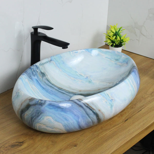 Premium Designer Table top Wash Basin (24x16x6 In) BTT-1222