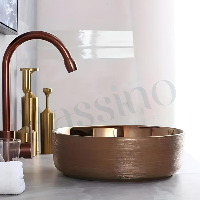 Premium Designer Table top/Counter top Wash Basin/Vessel sink (14x14x5 In)