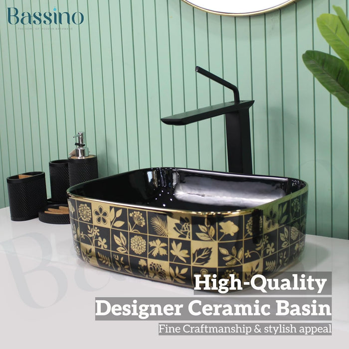 Designer Table Top Basin (16x12x6 Inch) BTT-11368-IN