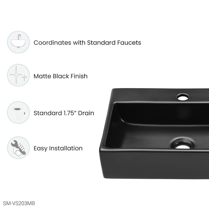 Premium Designer Wall Mount/Wall Hanging Wash Basin/Bathroom Sink (16x12x5 In) BTT-309