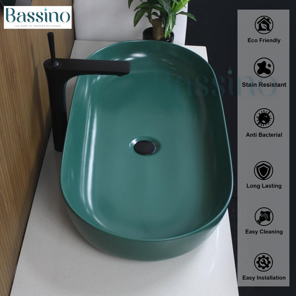 Premium Designer Table top/Counter top Wash Basin/Vessel sink (32X16X5 In) BTT-792-IN