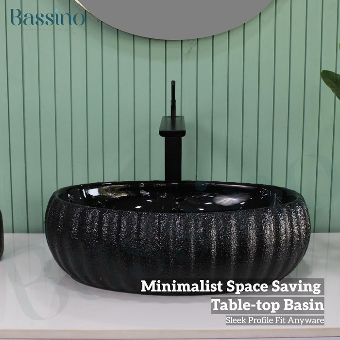 Designer Table Top Basin (19x13x6 Inch) BTT-11237-IN
