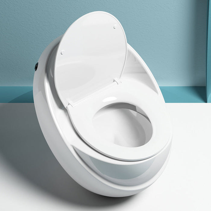 Bassino Siphon Jet Modern Toilet All In One Floor Mounted Urine Toilet(Size: 670 x 505 x 630mm COLOR – White Glossy)