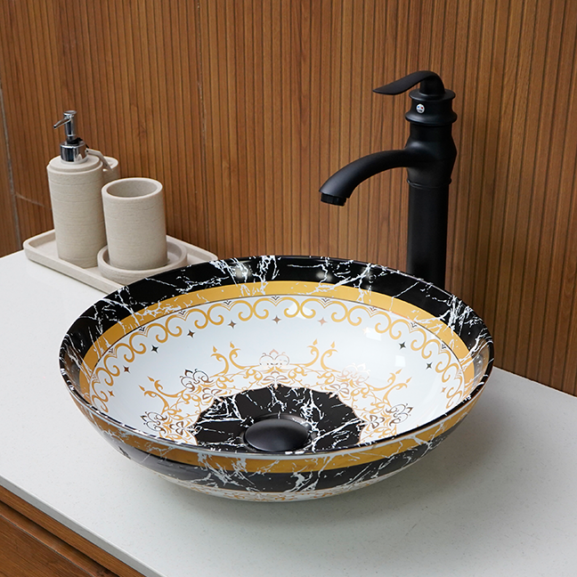 Designer Table Top Basin (16 x 16 x 5 In),BTT-1466