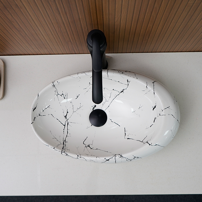 Designer Table Top Basin (19 x 13 x 6 In),BTT-11090
