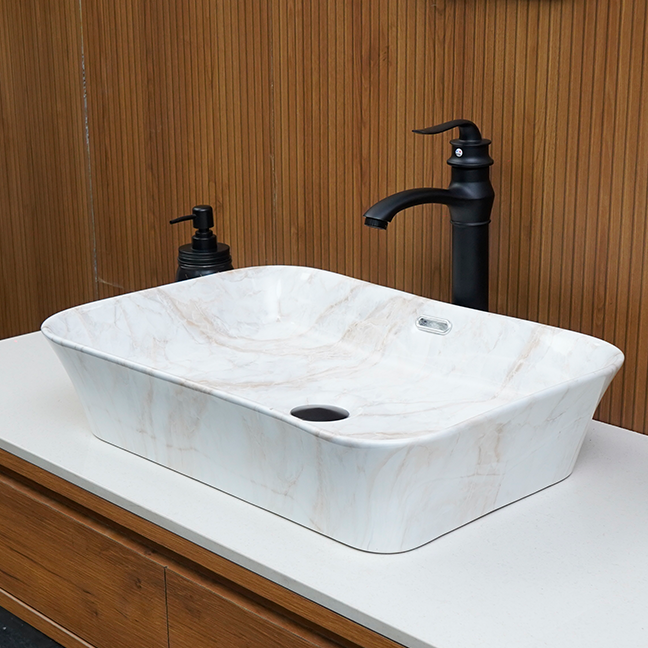 Designer Table Top Basin (22 x 15 x 5  in) BTT-958