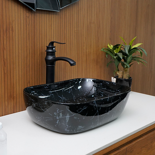 Designer Table Top Basin (18 x 14 x 5 In),BTT-11241-IN