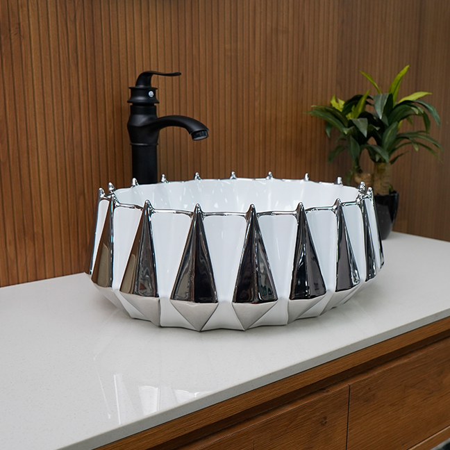 Designer Table Top Basin (17× 15×7 In) BTT-407