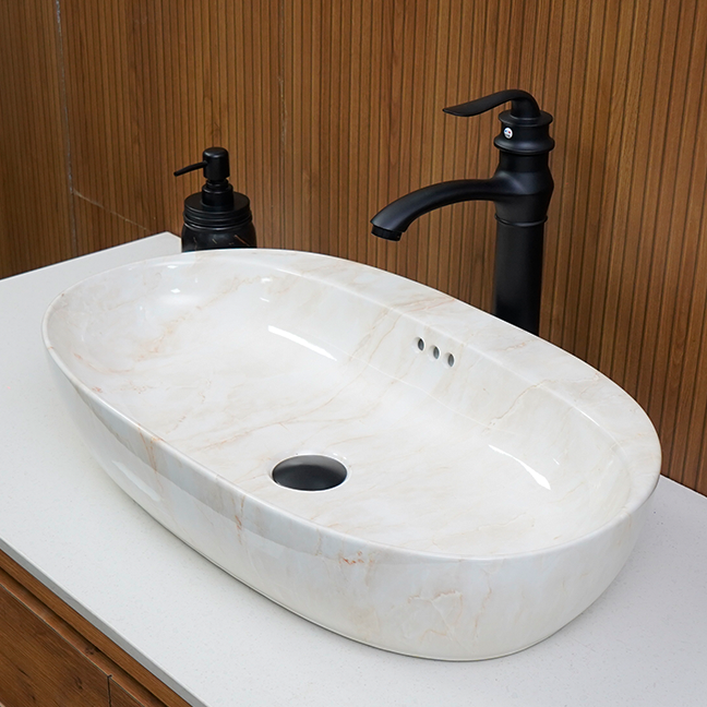 Designer Table Top Basin (24 x 14 x 5  in) BTT-907
