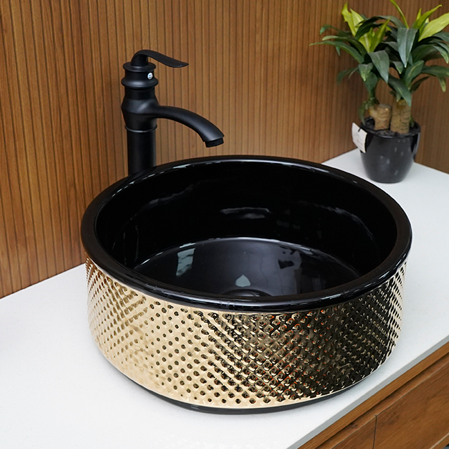 Designer Table Top Basin (17 x 17 x 6 In),BTT-11255