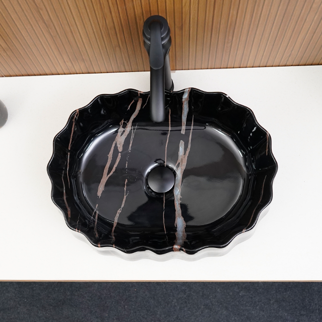 Designer Table Top Basin (20 x 15 x 6 In),BTT-11252