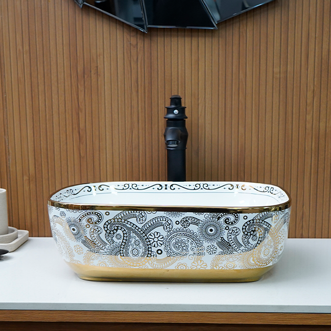 Designer Table Top Basin (18 x 13 x 5 In),BTT-11228-IN