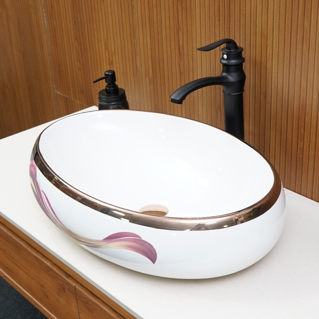 Designer Table Top Basin (24 x 16 x 6 In),BTT-1543