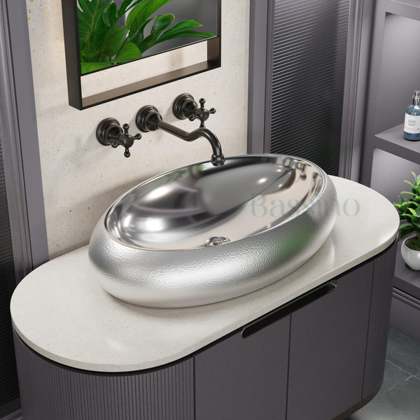 Premium Designer Table top/Counter top Wash Basin/Vessel sink (24x16x6 In) BTT-11273-IN