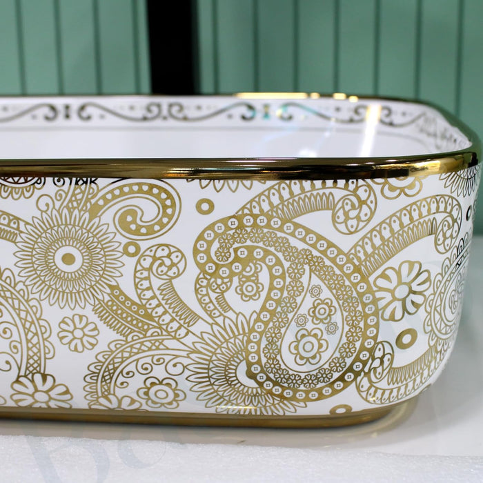 Designer Table Top Basin (16x12x6 Inch) BTT-11229-IN
