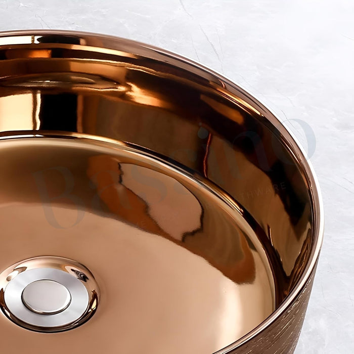 Premium Designer Table top/Counter top Wash Basin/Vessel sink (14x14x5 In)