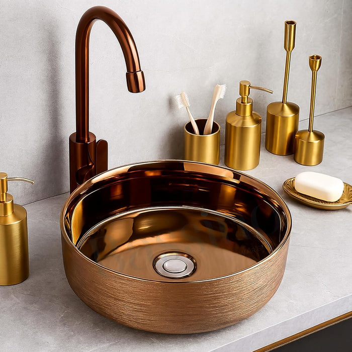 Premium Designer Table top/Counter top Wash Basin/Vessel sink (14x14x5 In)