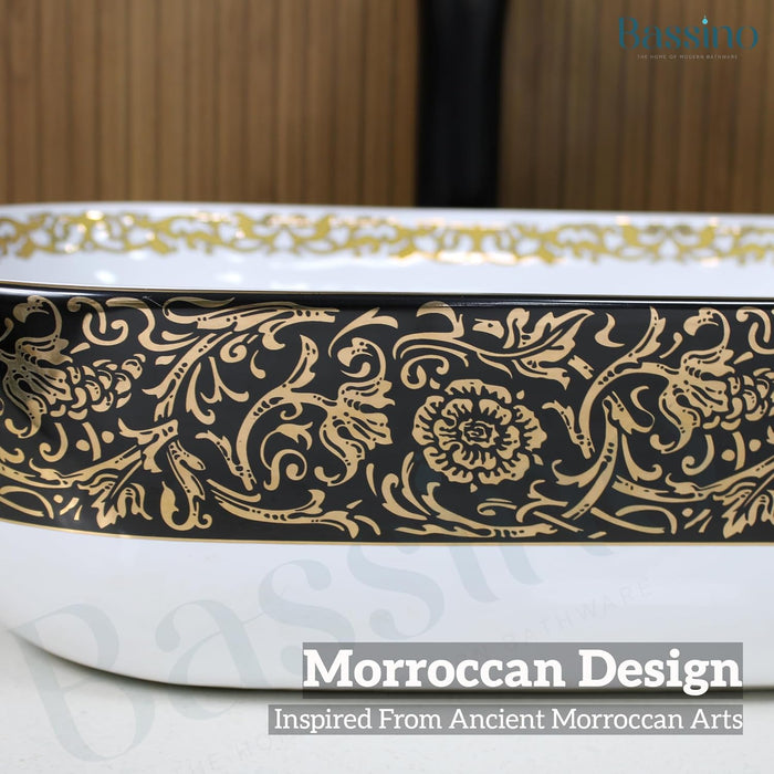 Premium Designer Table top/Counter top Wash Basin/Vessel sink (18x13x5.5 In) BTT-1022