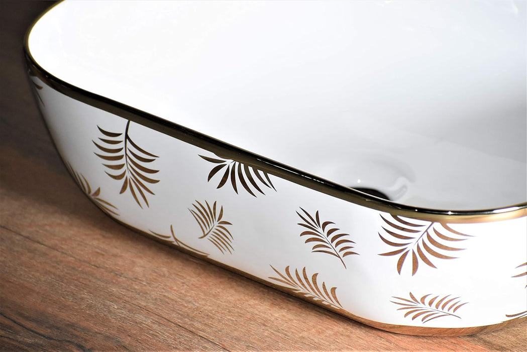 Premium Designer Table top/Counter top Wash Basin/Vessel sink (18x13x5.5 In) BTT-1105