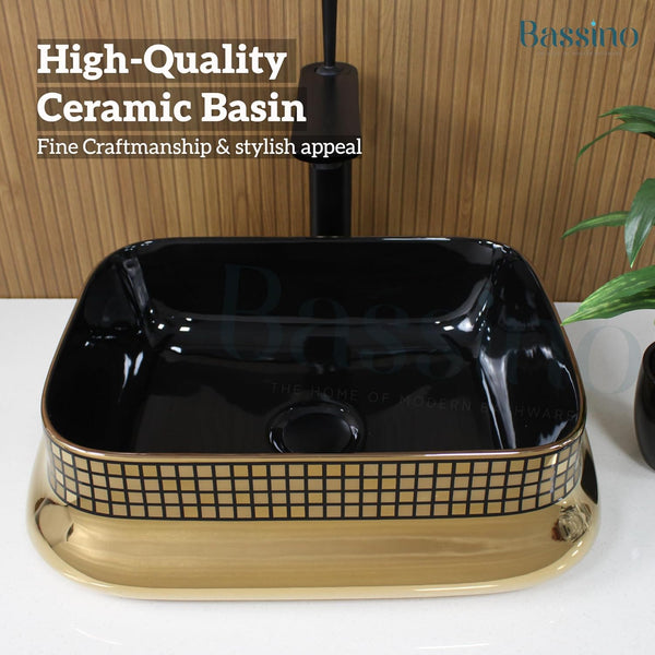 Premium Designer Table top/Counter top Wash Basin/Vessel sink (18x14x5.5 In) BTT-1155