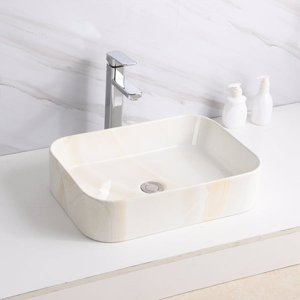 Premium Designer Multi-Print Table Top Basin (20x14x5 In)
